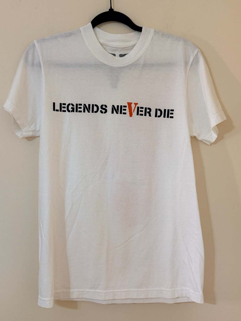 Vlone x 999 Club Juice Wrld Legends Never Die White T-Shirt